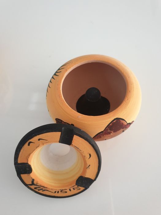 Lamparina de vela e cinzeiro Tunísia