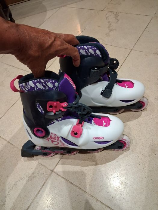 Patins em linha em excelente estado
