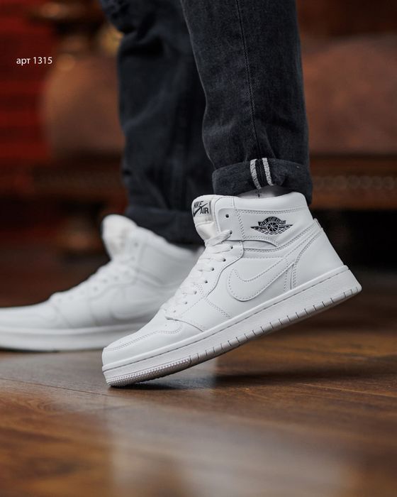 Nike Air Jordan ハイカットシューズ ホワイト　26.5センチ РАСПРОДАЖА Nike Air Jordan мужские кроссовки белые на весну и лето