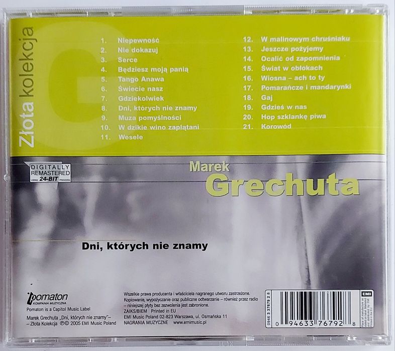 Marek Grechuta Dni Których Nie Znamy 2005r