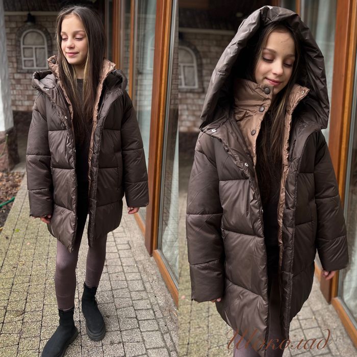 Зимова куртка для дівчинки 140-158р