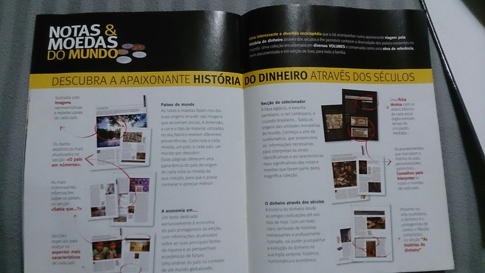 Notas e Moedas do Mundo