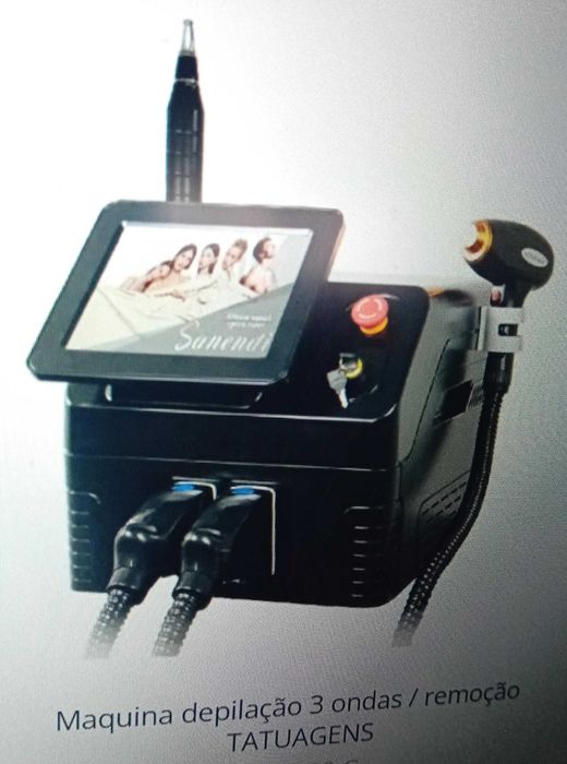 Curso Master Laser Díodo 3/4 Ondas 50h | + Máquina Laser 4 ondas + Remoção Tatuagem +Peeling Hollywood Teórica Online + Prática na Sua Clínica