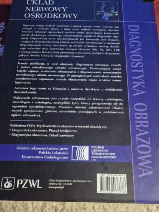 PZWL Układ Nerwowy Ośrodkowy, red. J. Walecki - NOWA!