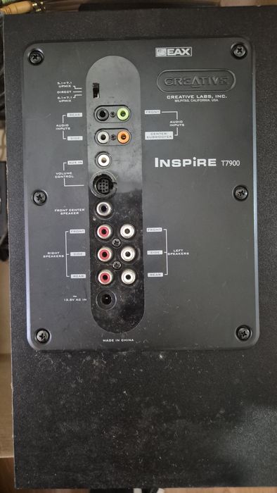 Creative 7.1 colunas de som