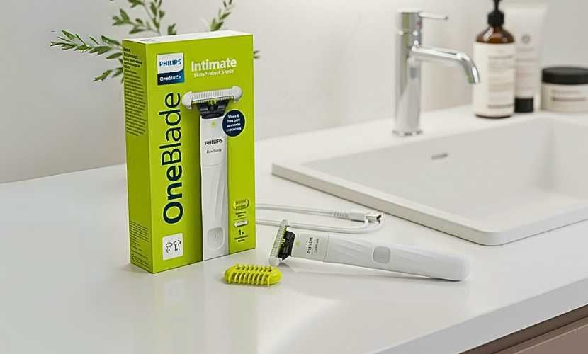 Golarka Philips OneBlade Intimate wygodna precyzyjna delikatne miejsca