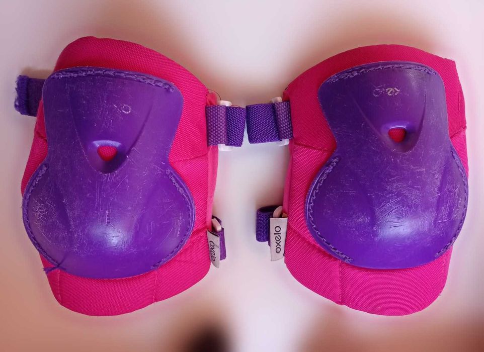 Patins em linha Oxelo Play 3 menina + proteções + capacete