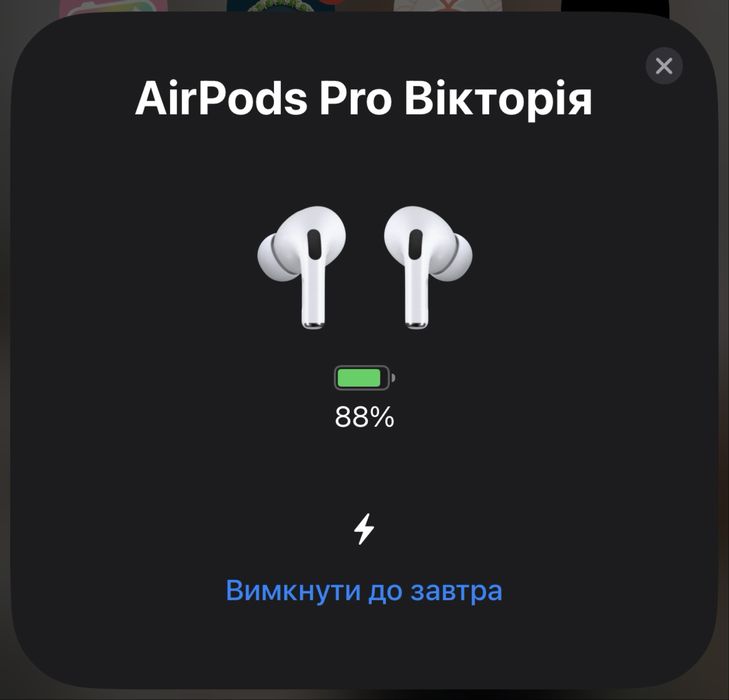 Airpods 1:1, з шумоподавленням і анімацією, бездротові навушники