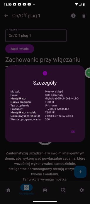 Inteligentna wtyczka Zigbee kompatybilna z Philips Hue