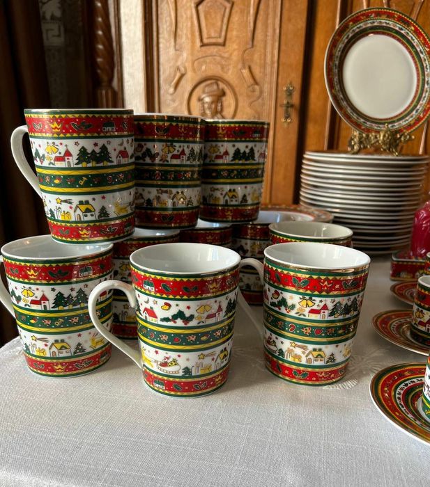 Різдв'яний японський сервіз Maebata