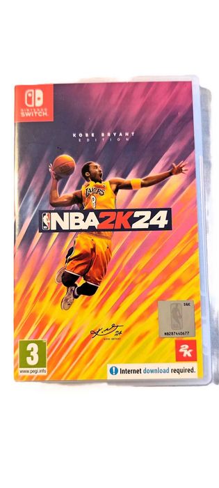 Nintendo Switch V2 Completa + MicroSD256GB + 2 Bolsas + NBA 2K24 - Kobe B Edition