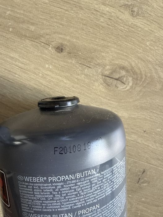 Butla gazowa, naboje do grilla Weber