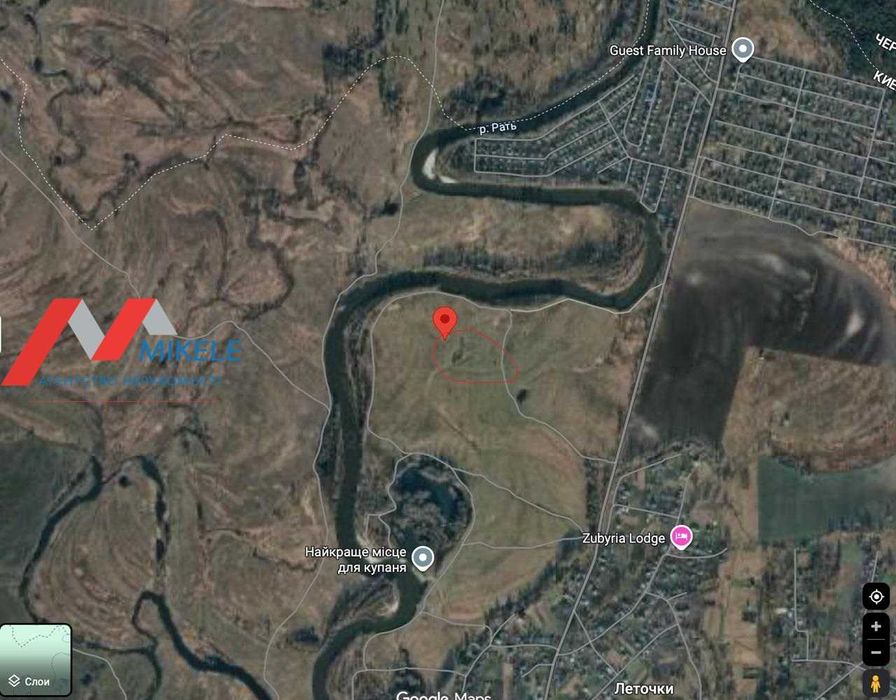 Без% ділянка 0,12 га під забудову с. Літочки Броварський район