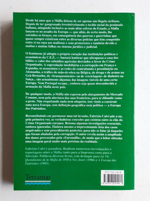 A Máfia ao assalto da Europa | Fabrizio Calvi