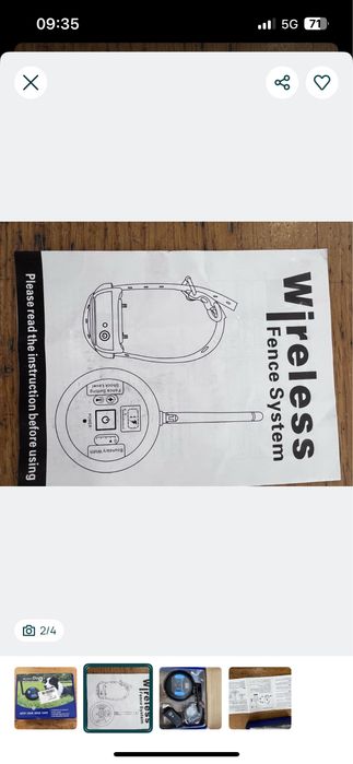 Cerca invisível wireless sem fios para cães - NOVO