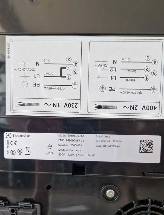 Індукційна плита Electrolux EHH6240ISK