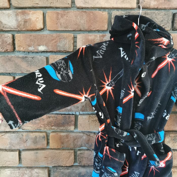 Szlafrok Star Wars 5 6 lat 116 czarny jak Nowy