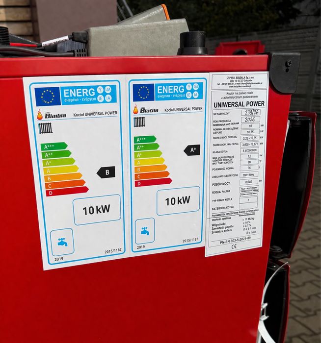 Kocioł 10 kw do 90m2 Piec na Ekogroszek Pellet + Drewno Piec Producent