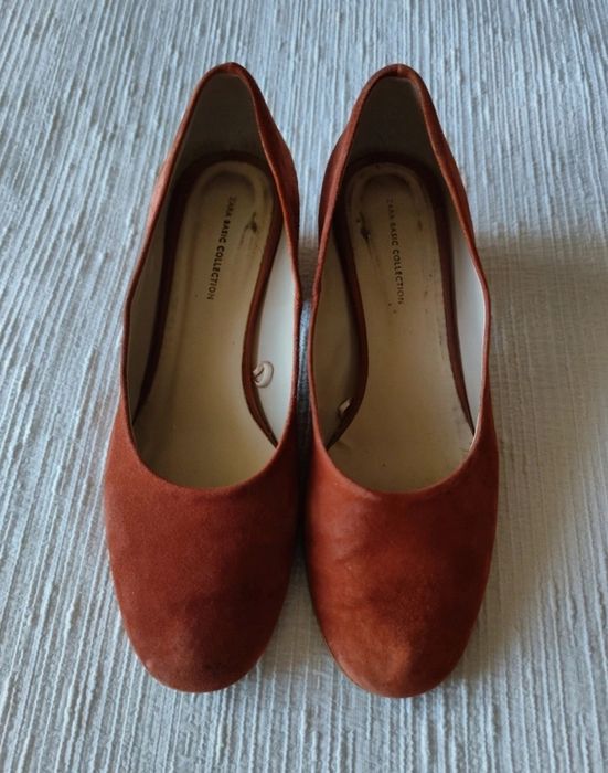 Sapatos camurça Zara