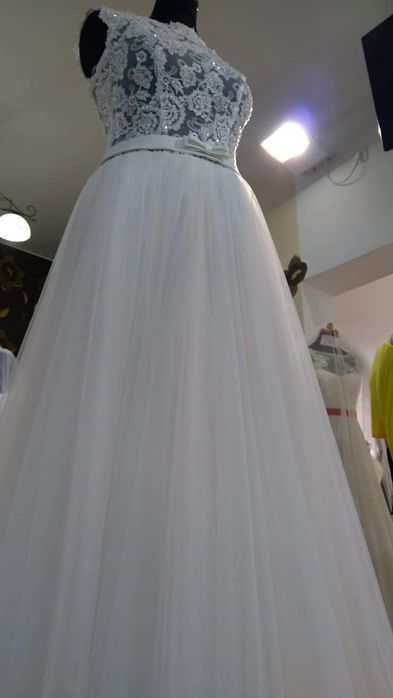 ORYGINALNA SUKNIA ŚLUBNA. .boho.retro.prowansja.glamour. KORONK