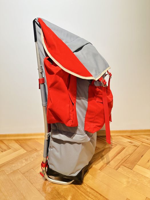 Plecak trekingowy ze stalarzem vintage retro turystyczny jak nowy