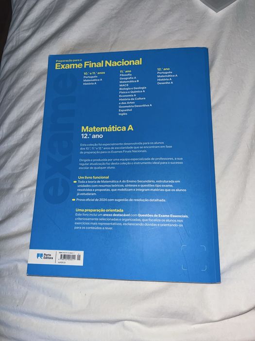 Livro de exame de matematica A