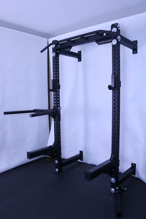 Wall rack 80x80x3 / stacja dip / landmine / belki asekuracyjne / haki