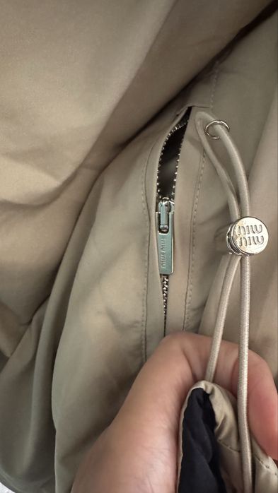 Куртка Miu Miu XS/S синя/бежева оригінал, є нюанс
