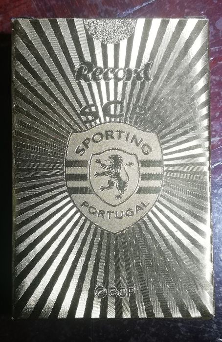 Baralho de cartas do Sporting Prateado