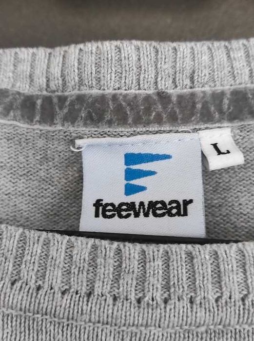 Szary męski sweter Feewear
