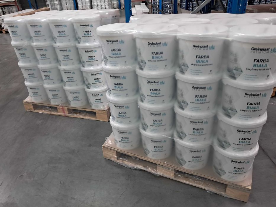 Farba Biała akrylowo-lateksowa Greinplast Premium 10l