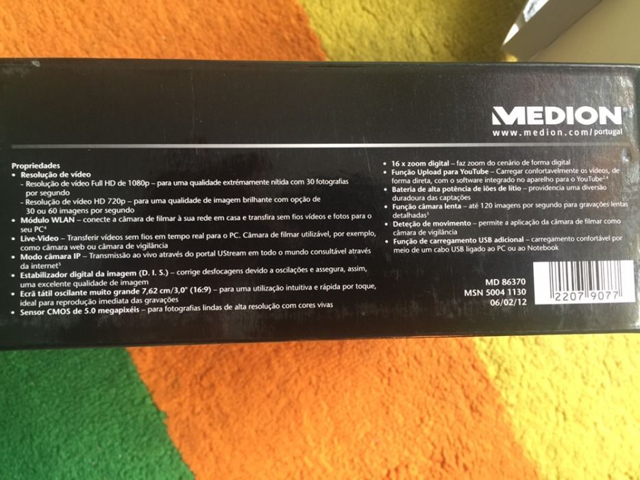 Maquina Filmar e Fotográfica Full HD com Wi-Fi - pequena