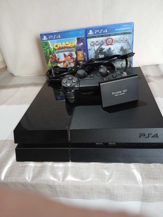 PS4 Fat Desbloqueado 1TB +800 Jogos - Pronto para Jogar!