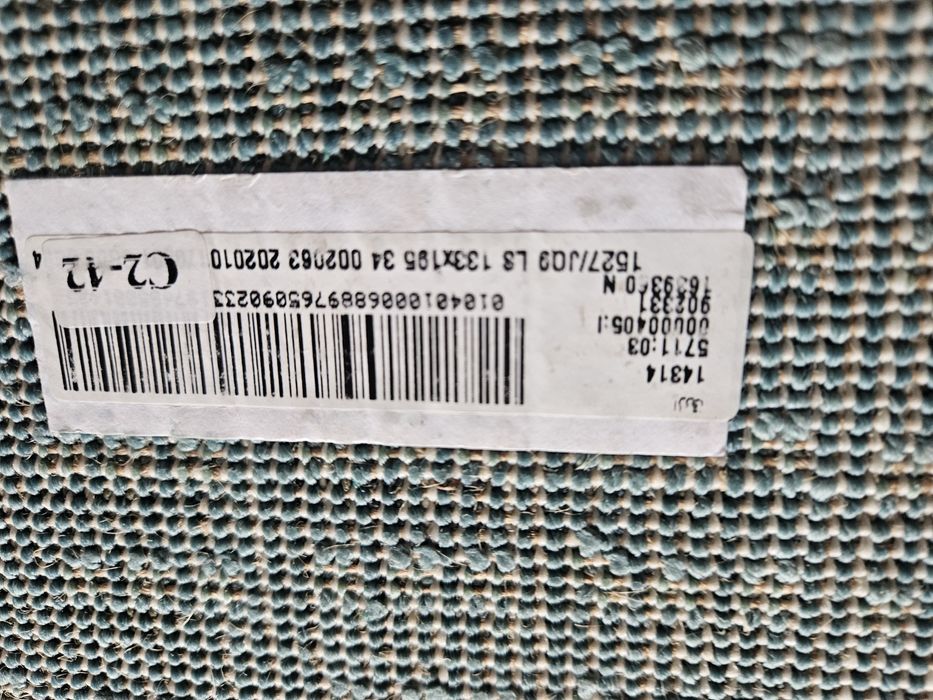 Tapete azul turquesa