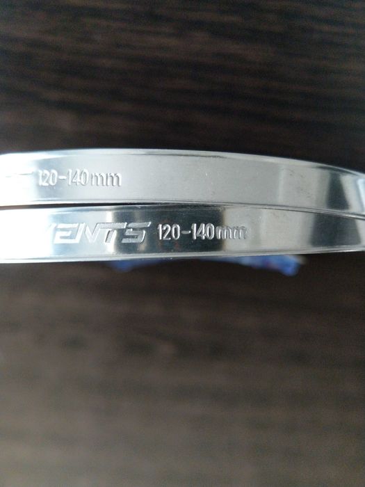 Хомут стальний 120-140 мм  ВЕНТС