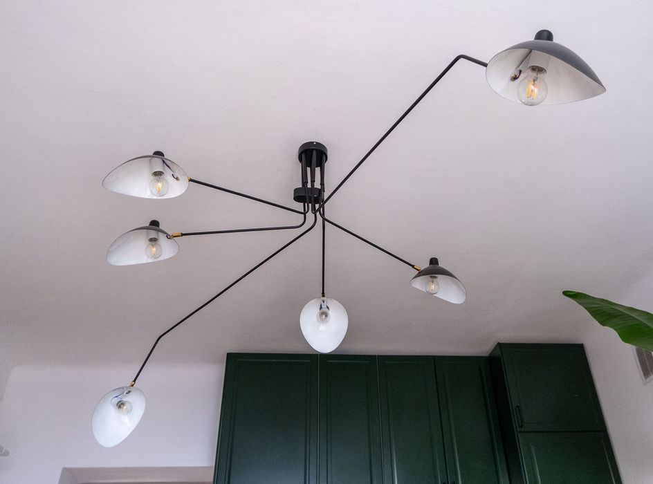 Lampa sufitowa pająk