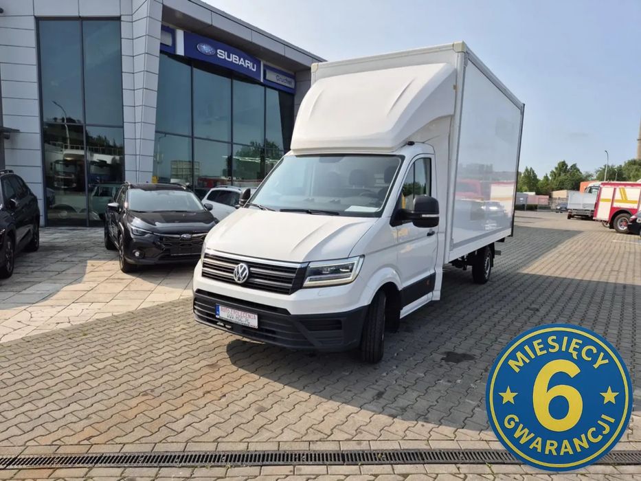 Volkswagen CRAFTER 2.0 TDi 177 / UNIKATOWY! / WYSOKI KONTENER / E6 / BEZWYPADKOWY / WINDA 750KG / WEBASTO  Najtańszy w PL! MODEL 18", Wysoki KONTENER 2.5m!, Bezwypadkowy, Unikat