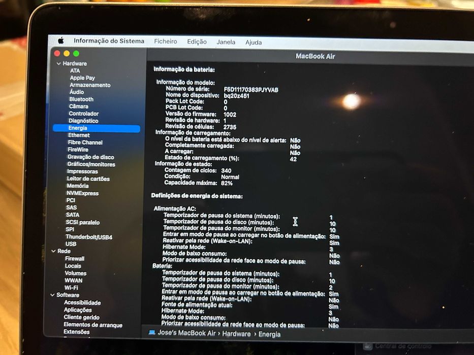 2020 Apple MacBook Air com Apple M1 Chip
