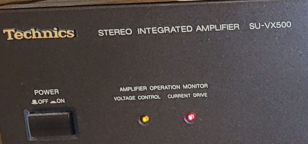 Amplificador integrado Technics  SU - VX 500 excelente  Classe AA