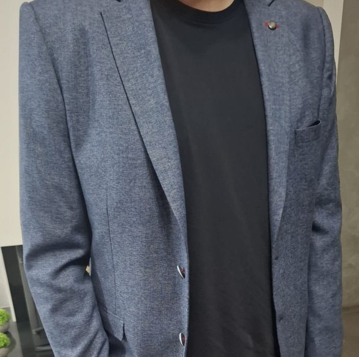 Marynarka męska niebieska