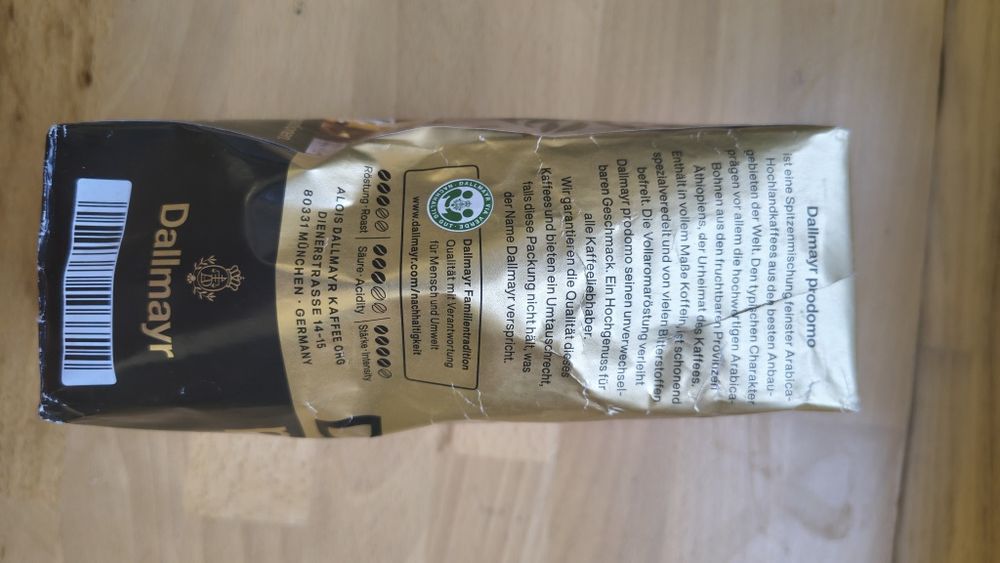 Kawa mielona Dallmayr prodomo 500g
