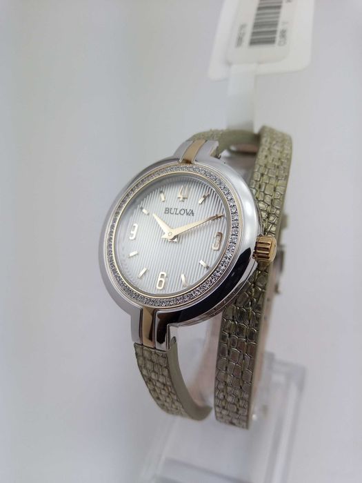 Женские часы 52 бриллианта 0,25 карат Bulova 98R278 Rhapsody РРЦ $1020