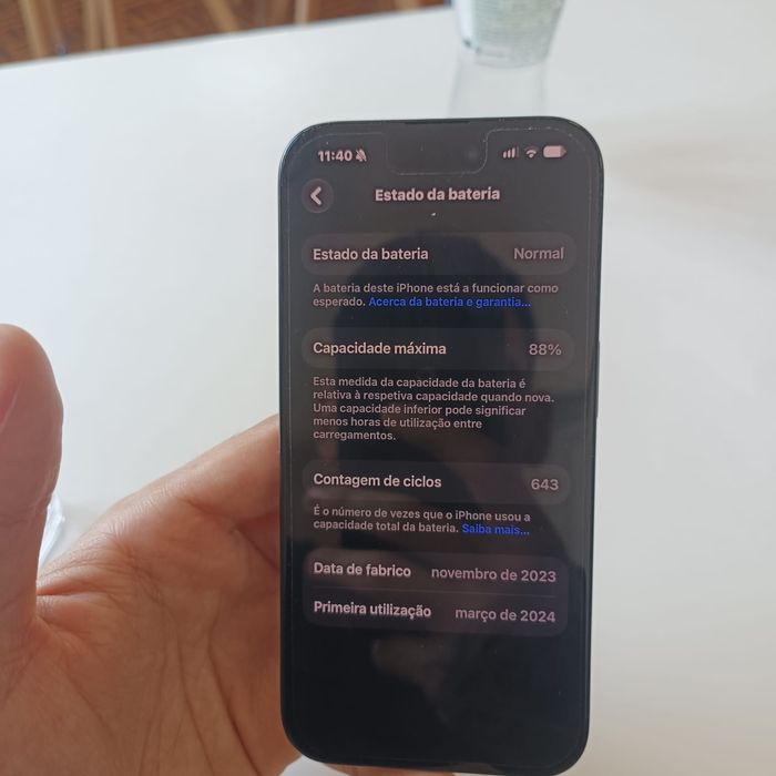 Iphone 15 pro 128g azul