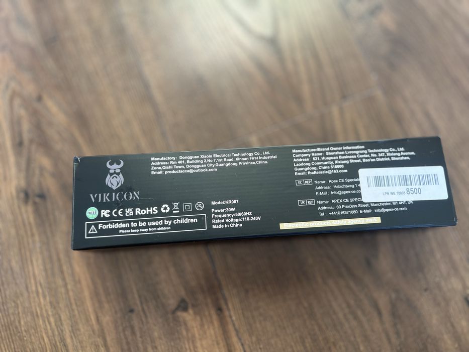 Szczotka prostująca VIKICON KR007 – nowa, komplet