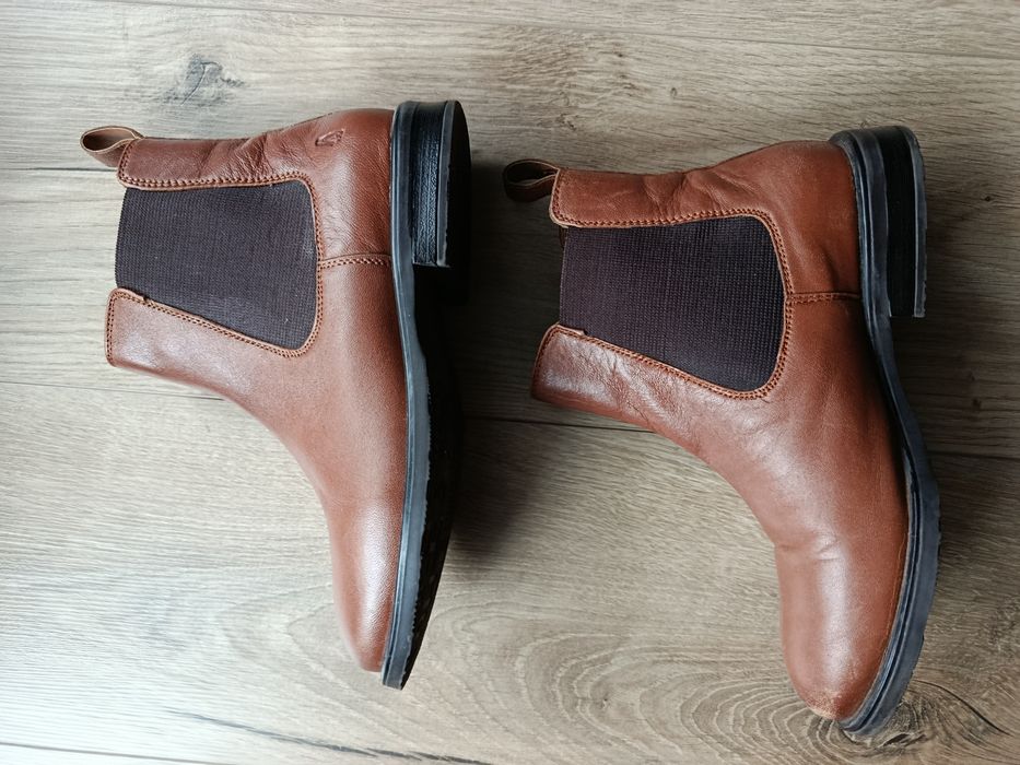 Botki sztyblety kozaki skórzane Next Hush Puppies r.37