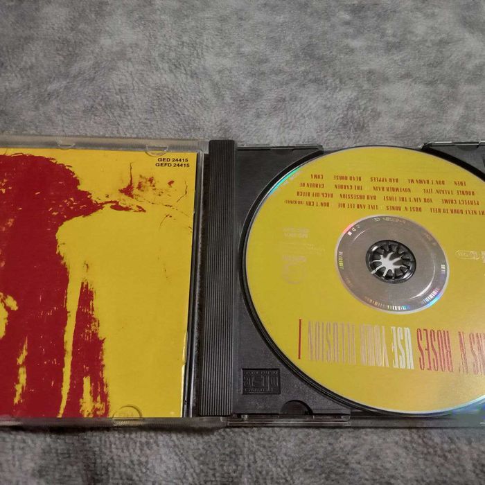 guns'n'roses - use your illusion i. европейский cd, оригинал 1991 года