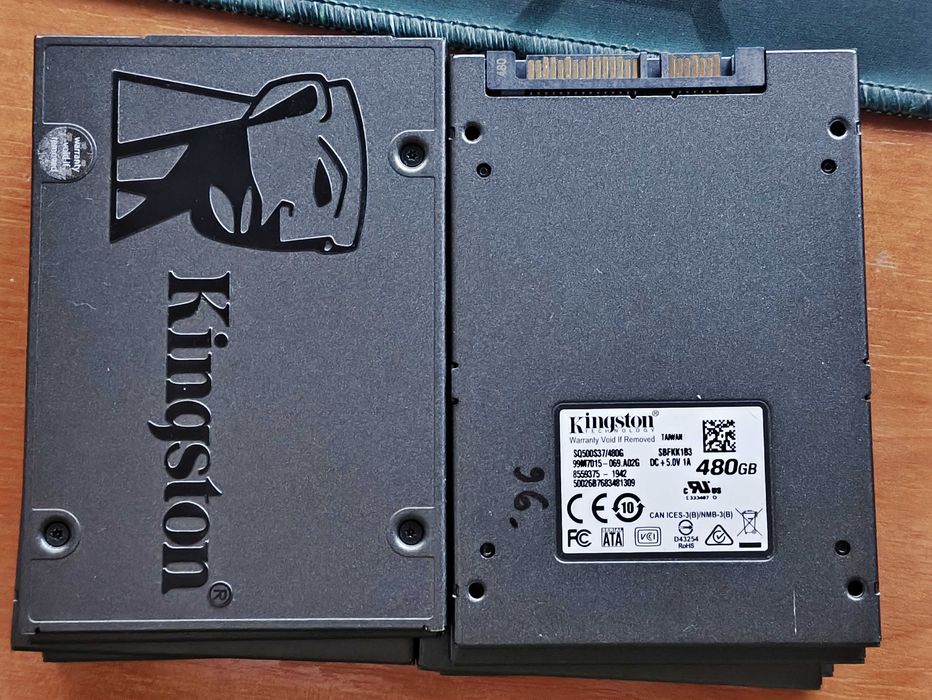 SSD Kingston SQ500S37 480Gb SQ500S37/480G TLC, 87-98%