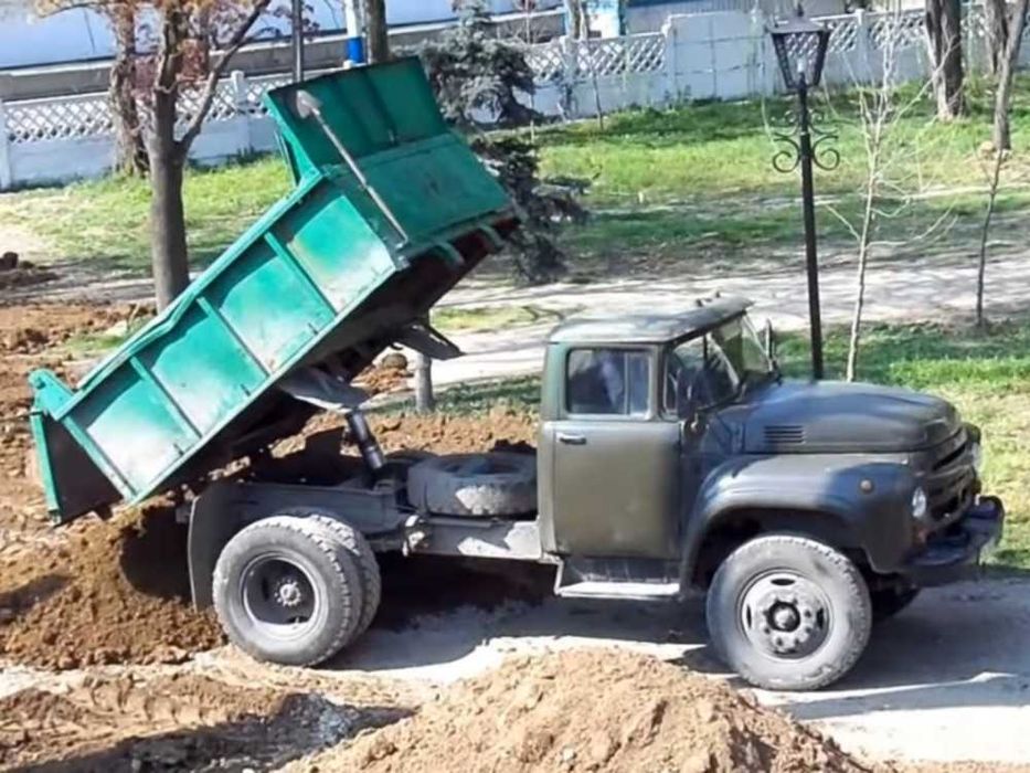 Песок щебень чернозем  отсев смесь бутовый камень перегной