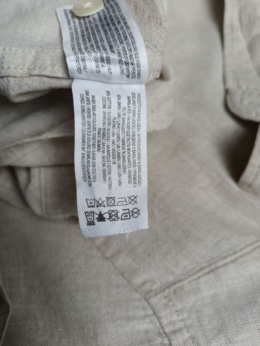 Koszula LEN unisex Boho klasyczna lniana eko naturascandi slow