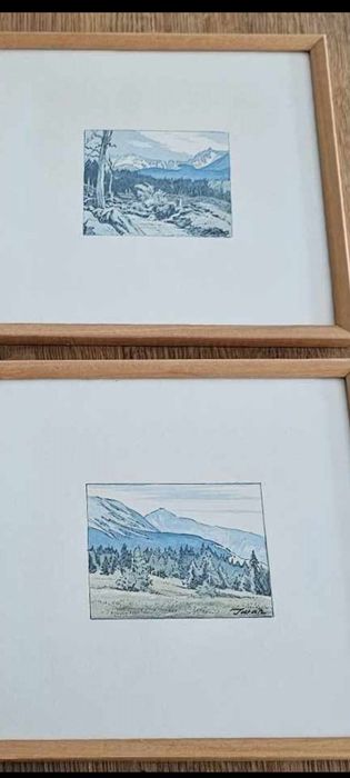 Friedrich Iwan grafika litografia